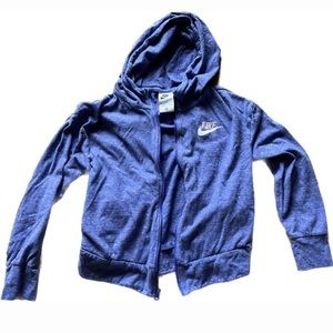 Girls Nike medium purple zip up jacket